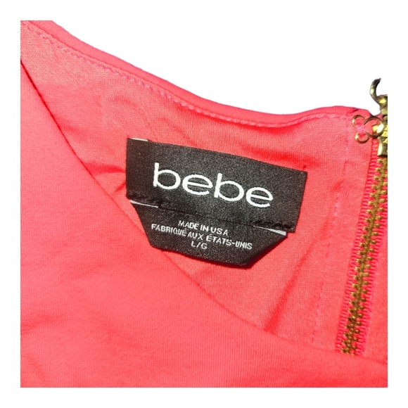 BEBE beautiful peplum dress - Picture 5 of 7